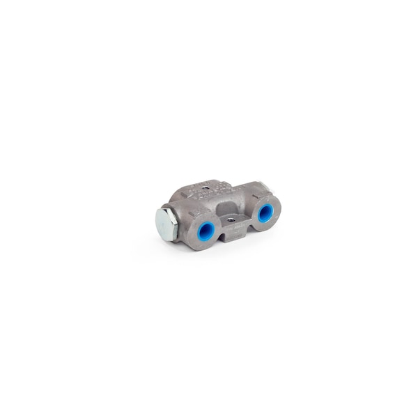 Lock Valves:  MFG No. 409-06, Double Circuit, 20 GPM, Inlet/Outlet SAE 6 Ports, 3000 PSI